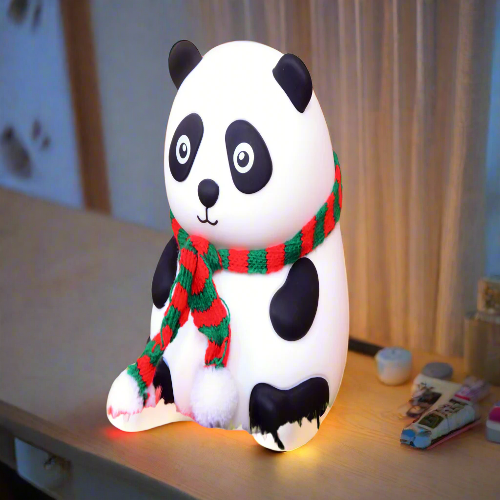 Cute Panda Silicone Night Light | Soft Glow for a Cozy Home