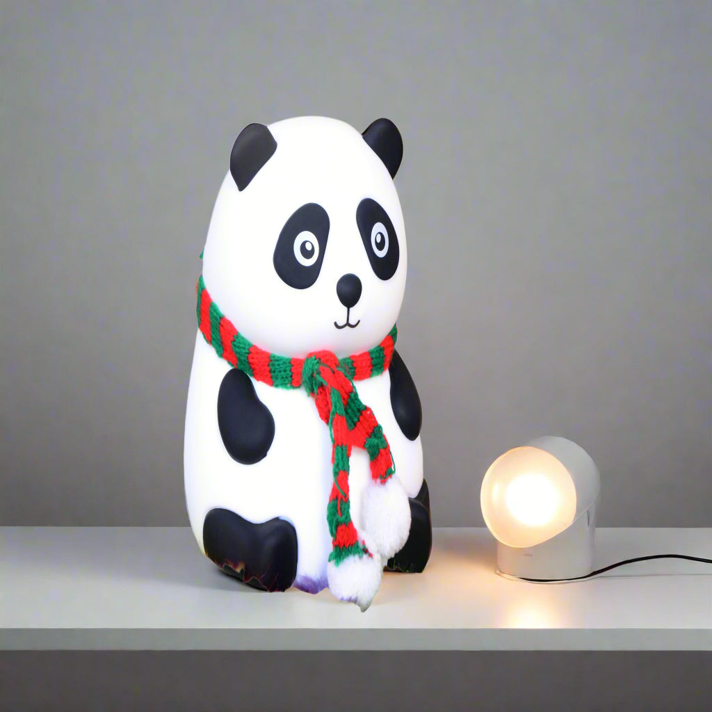 Cute Panda Silicone Night Light | Soft Glow for a Cozy Home