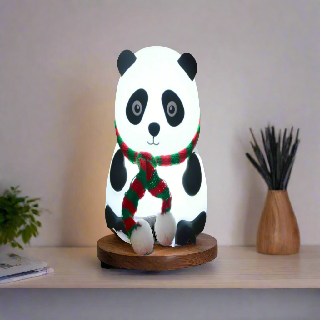 Cute Panda Silicone Night Light | Soft Glow for a Cozy Home